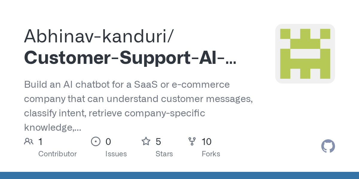 Customer-Support-AI-Chatbot