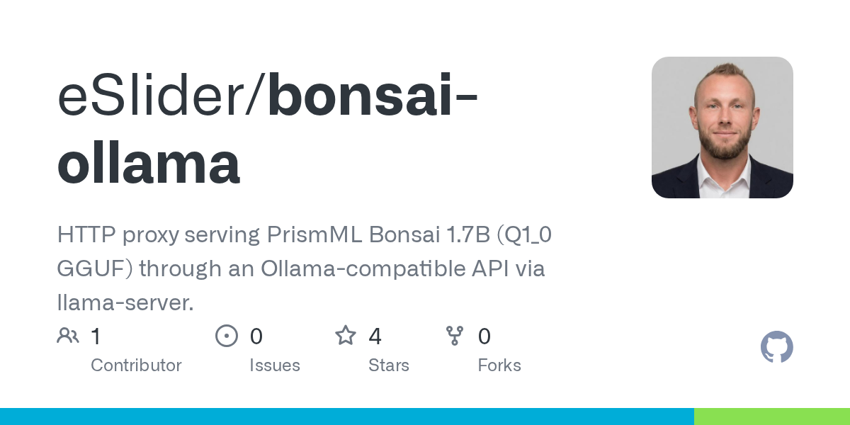 Bonsai Ollama