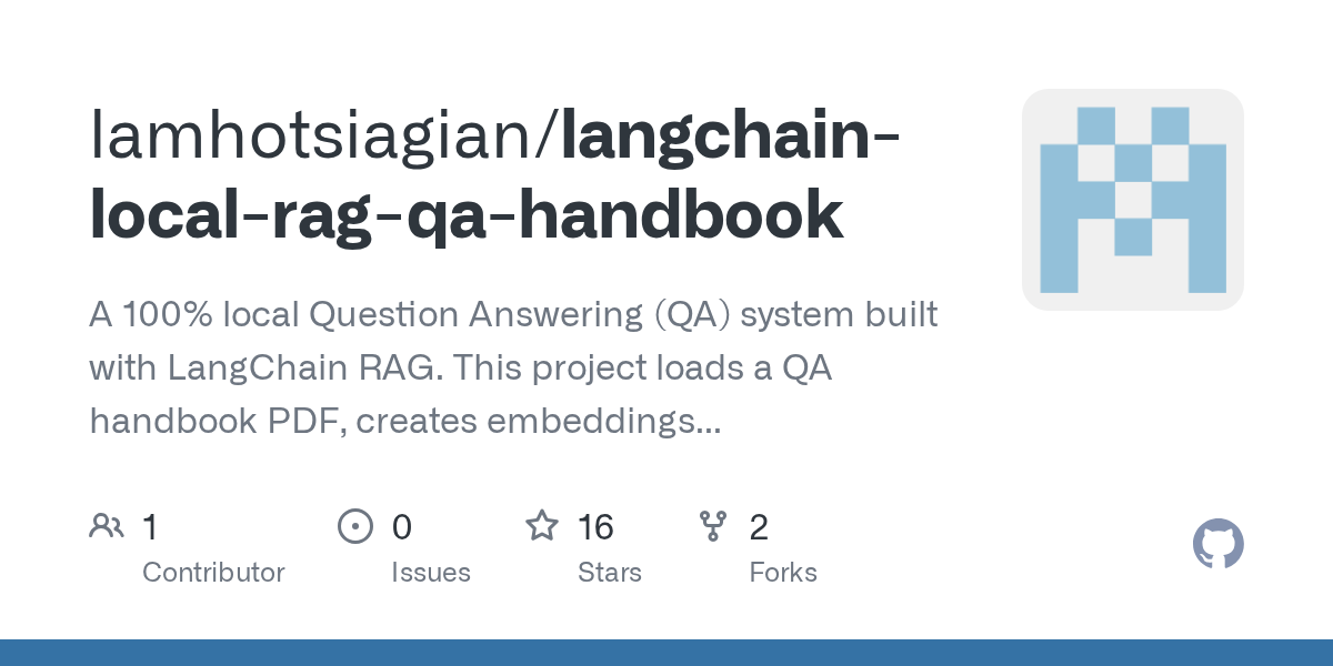 Langchain Local Rag Qa Handbook