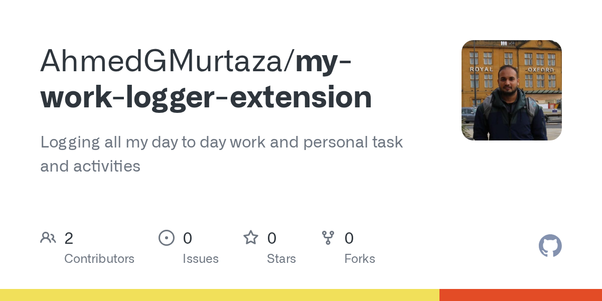 My Work Logger Extension