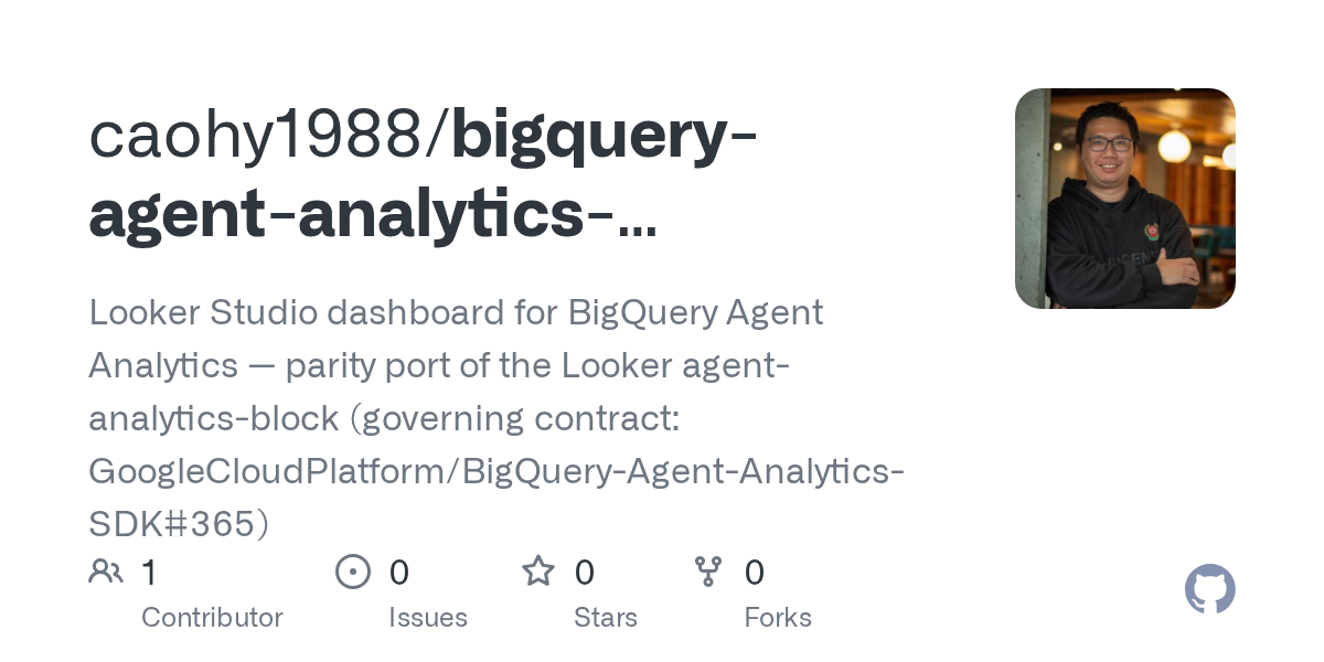 Bigquery Agent Analytics Dashboard