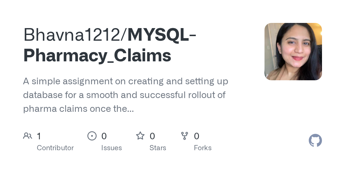 MYSQL-Pharmacy_Claims