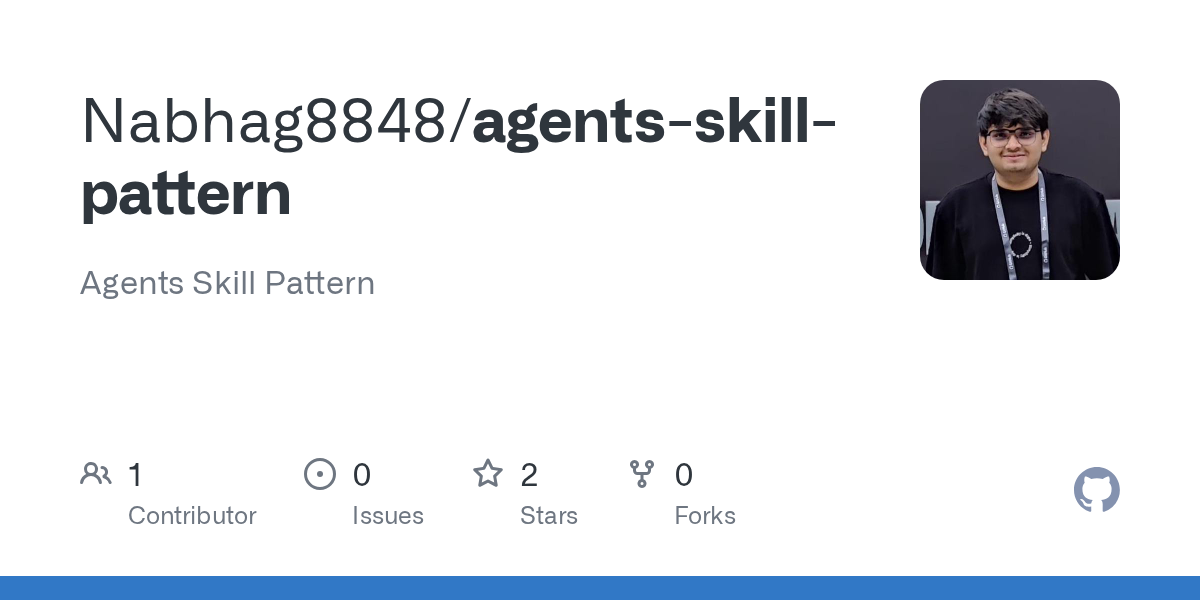 Agents Skill Pattern