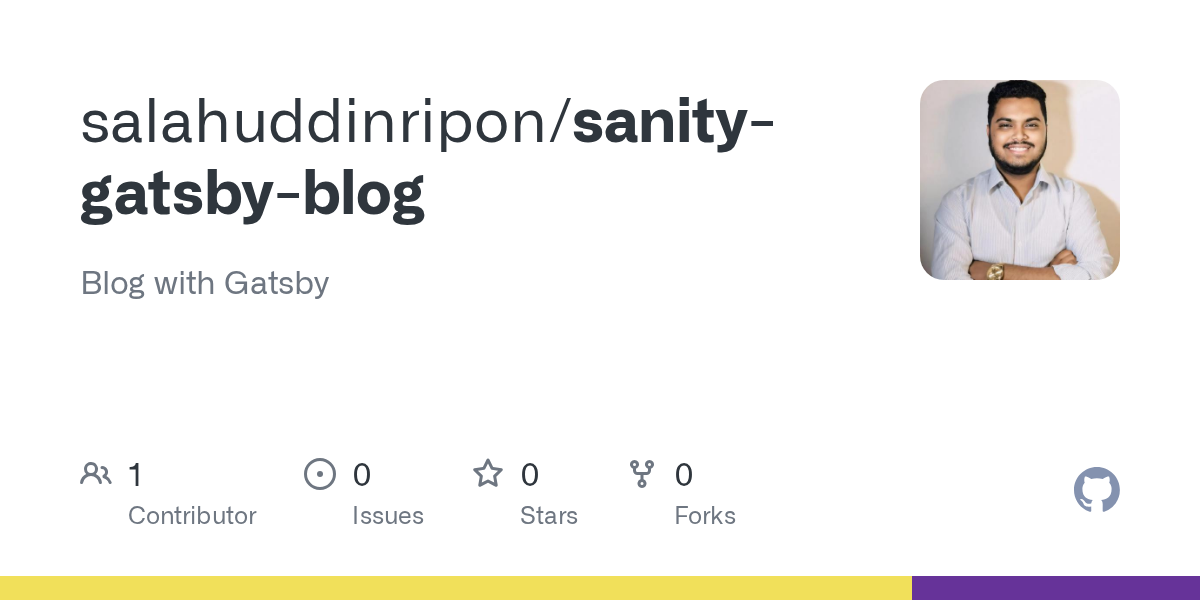 Sanity Gatsby Blog