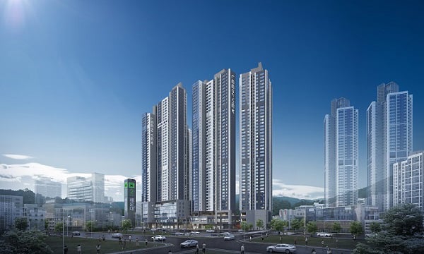 해운대 경동리인뷰 2차 조감도