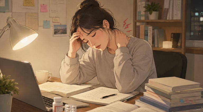 수험생 두통, 오른쪽 어깨결림까지 계속된다면 그냥 넘겨도 될까요?