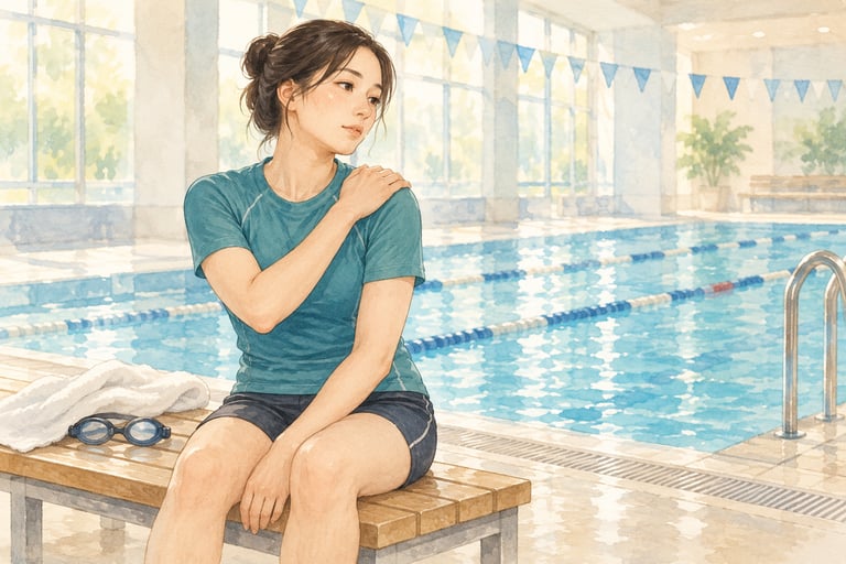 수영 후 어깨통증, 팔은 잘 올라가는데 무엇을 확인해야 할까요?