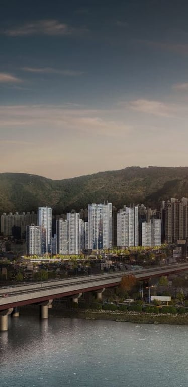 엄궁역 트라비스 하늘채 단지 배치도 1