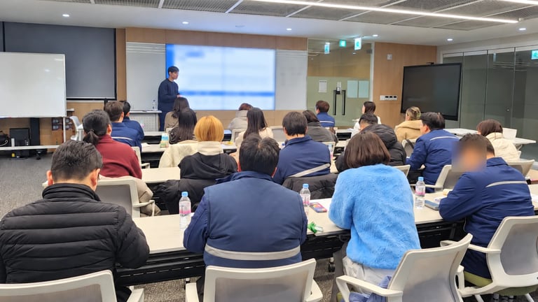 현대중공업 협력기업 회계·인사 실무자 대상 연말정산 교육 현장