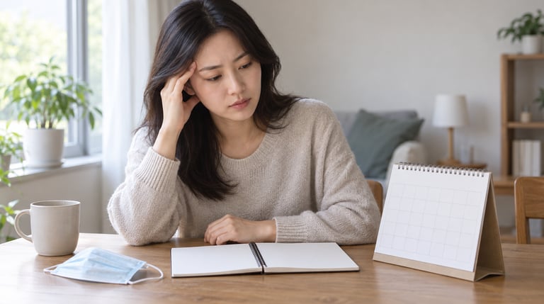 코로나 이후 편두통이 생리 때 심해졌다면 감염 시점과 월경 주기를 나눠 보세요