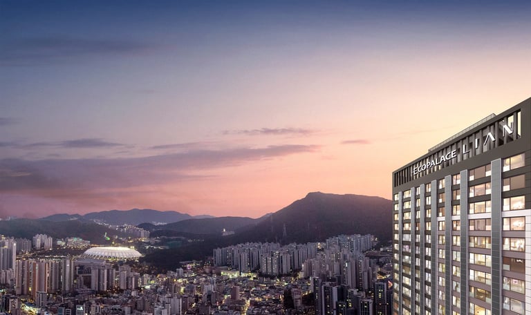 동래 에코팰리스 아시아드 리안 조감도