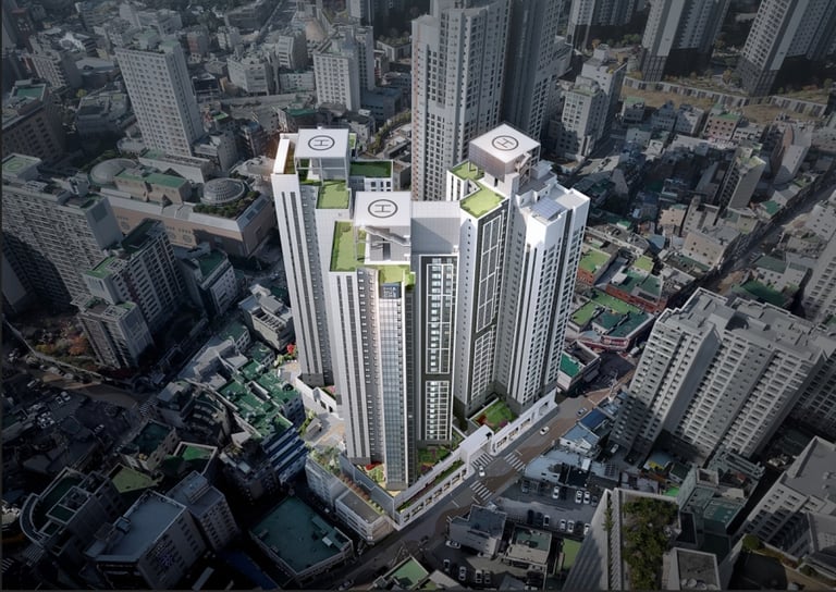 온천장 하늘채 엘리시움 (잔여세대) 조감도