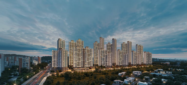 남울산 노르웨이숲 단지 배치도 2