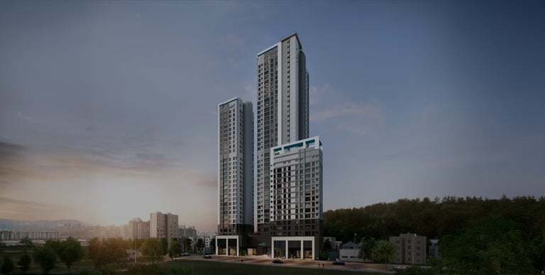 문수로 코아루 에듀스카이 단지 배치도 1