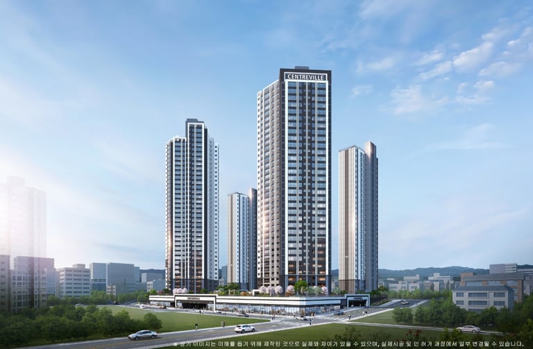 문수로 센트레빌 에듀리체 단지 배치도 1