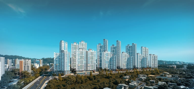 남울산 노르웨이숲 단지 배치도 1