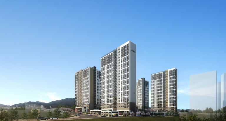 부산 장안지구 우미 린 프리미어 조감도