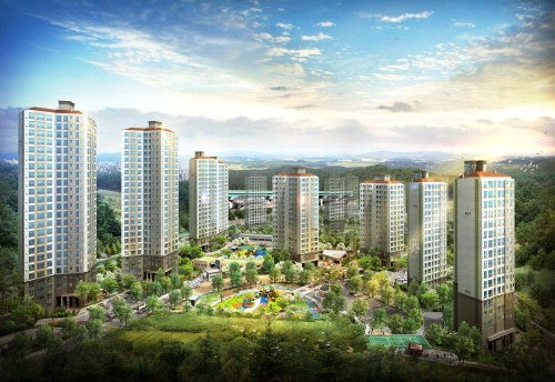 문수데시앙2단지 공가세대 일반공급 조감도