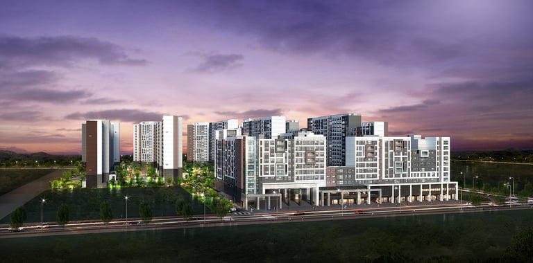 에코델타시티 푸르지오 센터파크(18BL) (잔여세대) 조감도