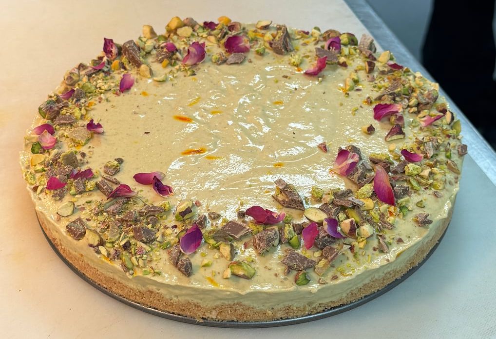 Kaju Katli Cheesecake