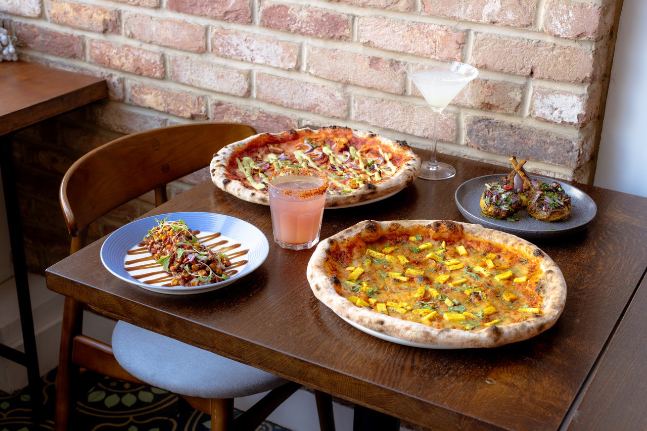 Tufnell Park - Pizza and Corn Chaat