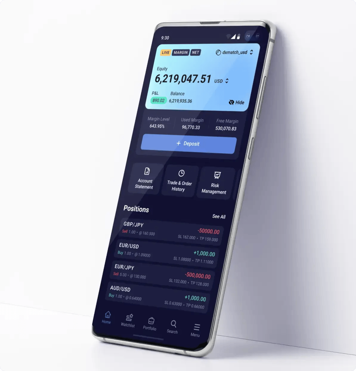 DXtrade Mobile