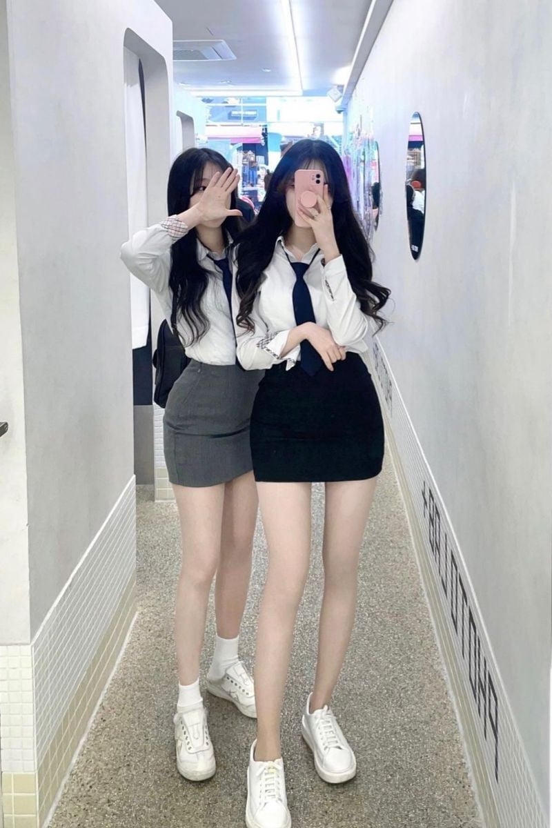 인생네컷에서 만난 학교일진 2명