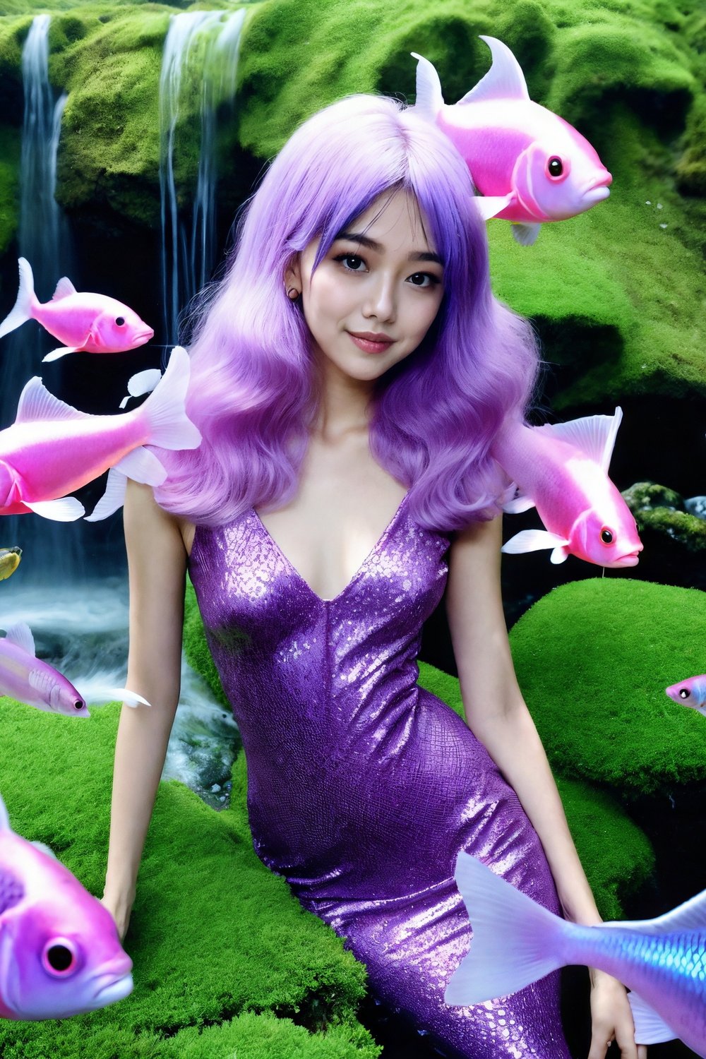 색시한 여자인 소비