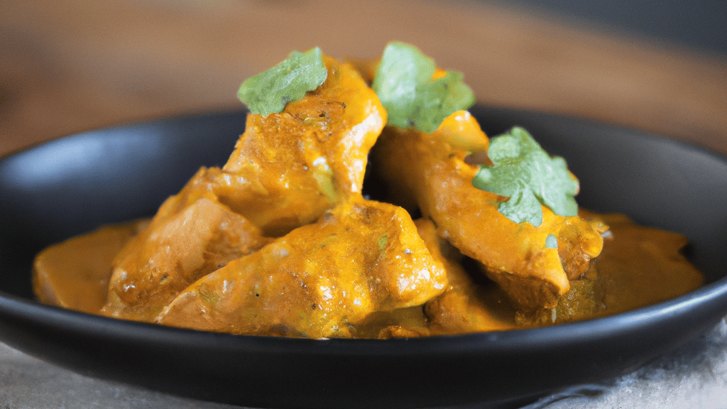 Vegansk butter "chicken"