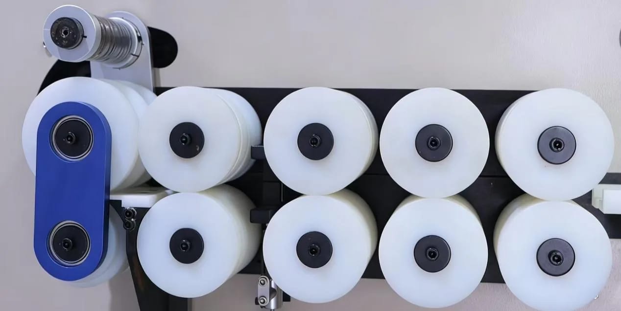 PF series multi-roller forming assembly from the model product material