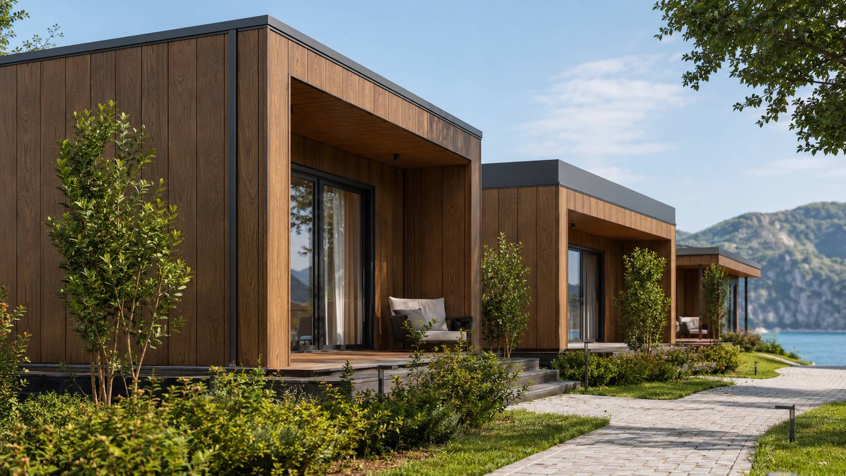 Wood grain reveal-joint metal siding