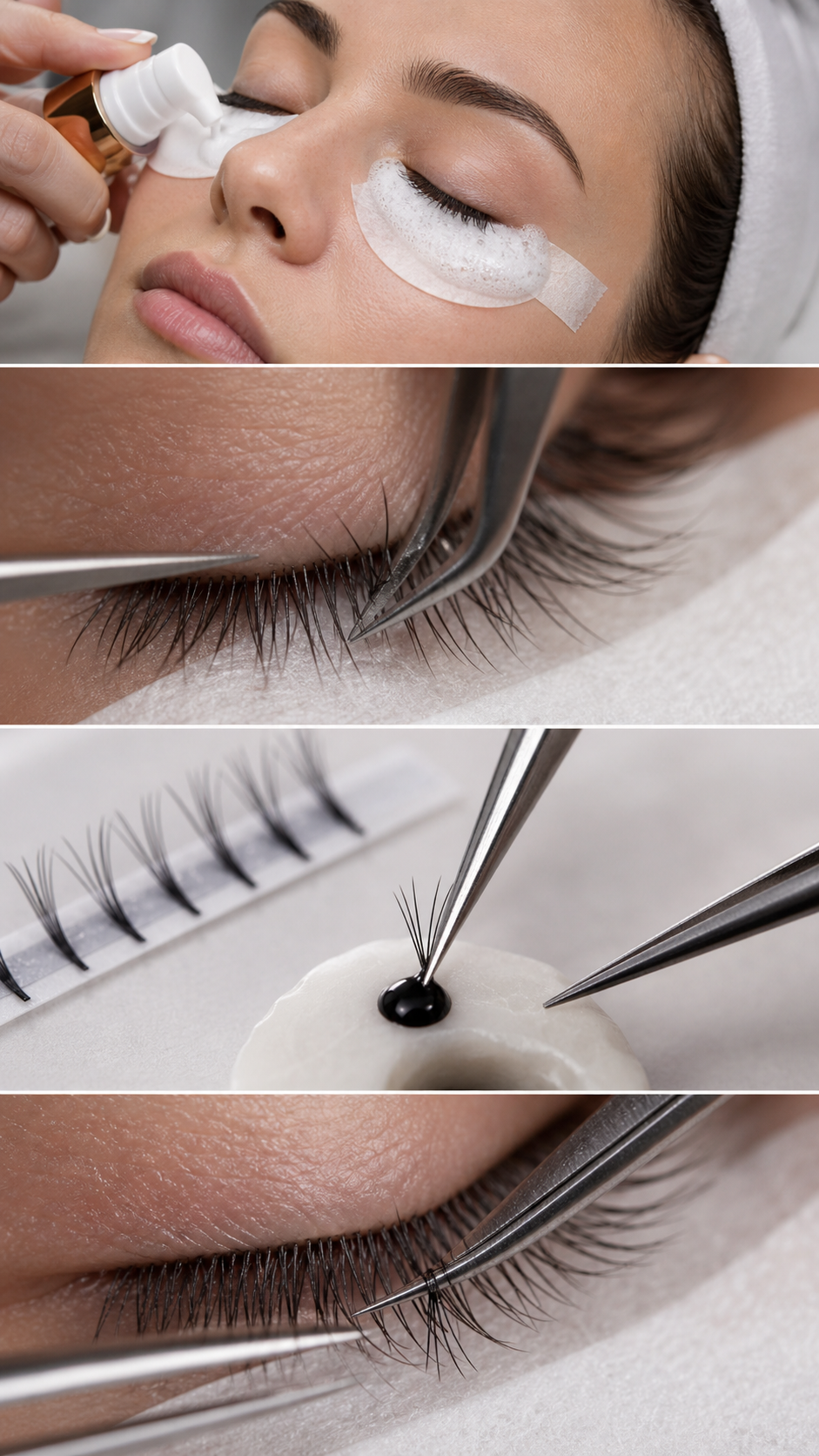 Lash application