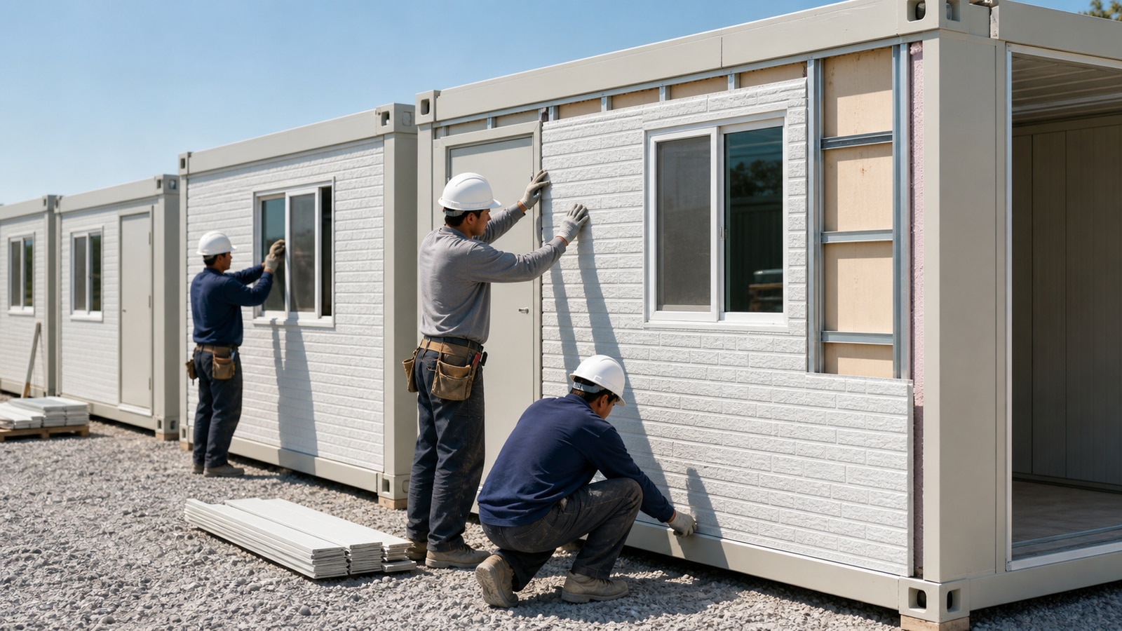 Temporary Units application for Prefab / contractor