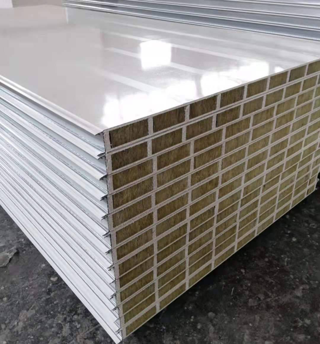 Handmade MgO + Rock Wool Cleanroom Panel — Cleanroom Sandwich Panel