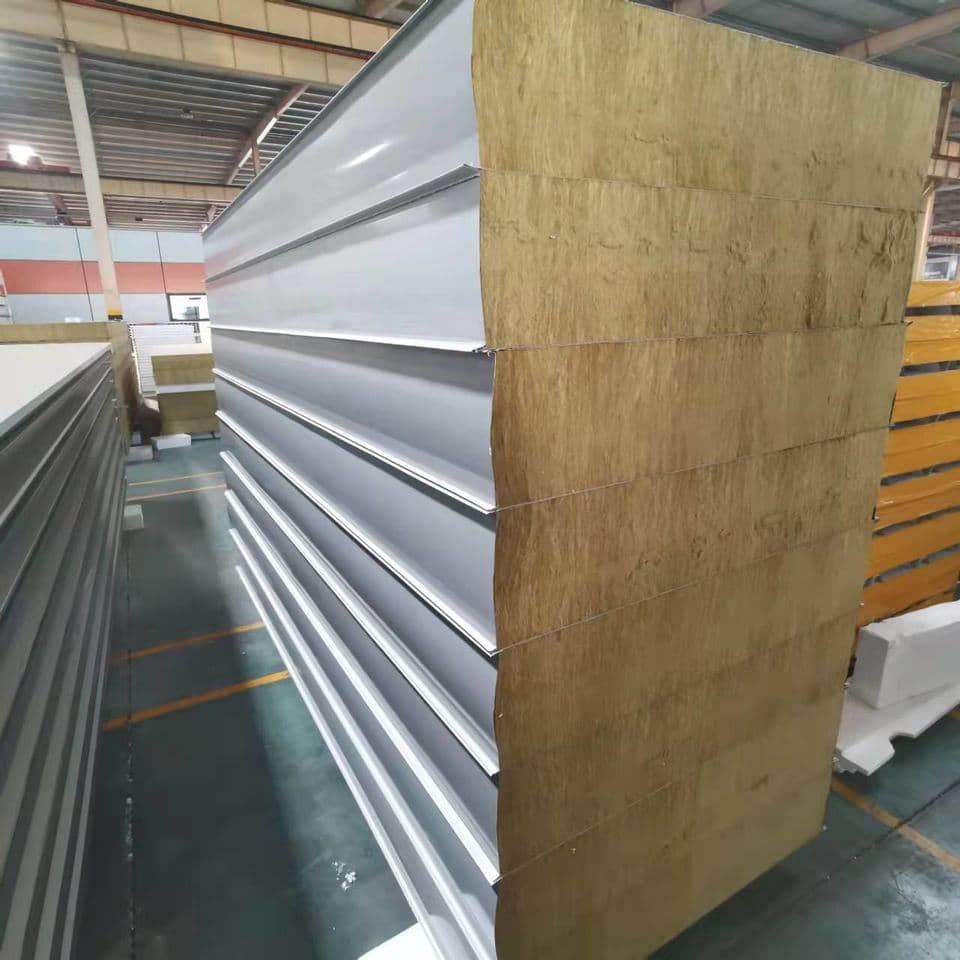 Rock Wool Fireproof Partition — Rock Wool Sandwich Panel