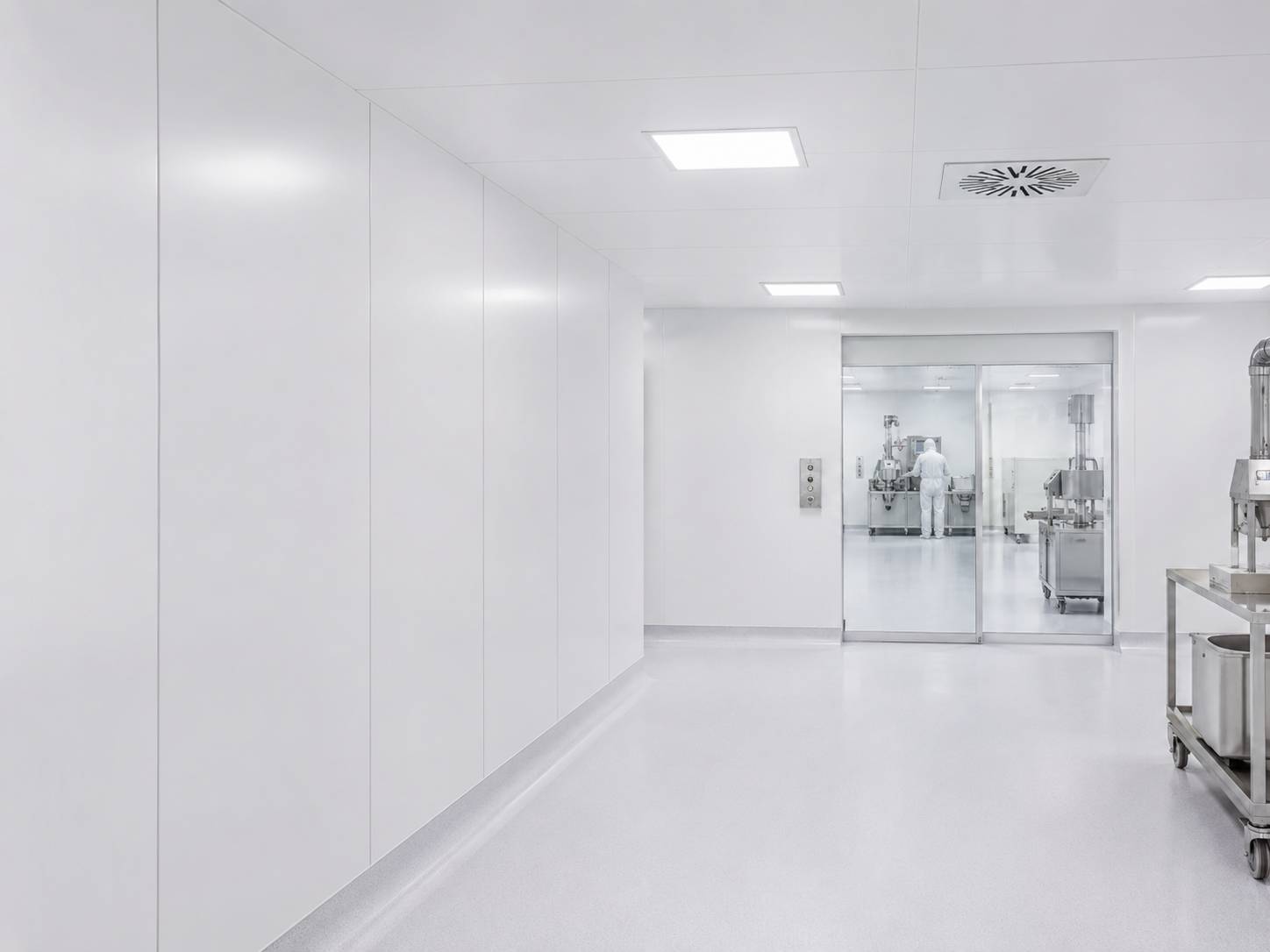 Handmade cleanroom panel core