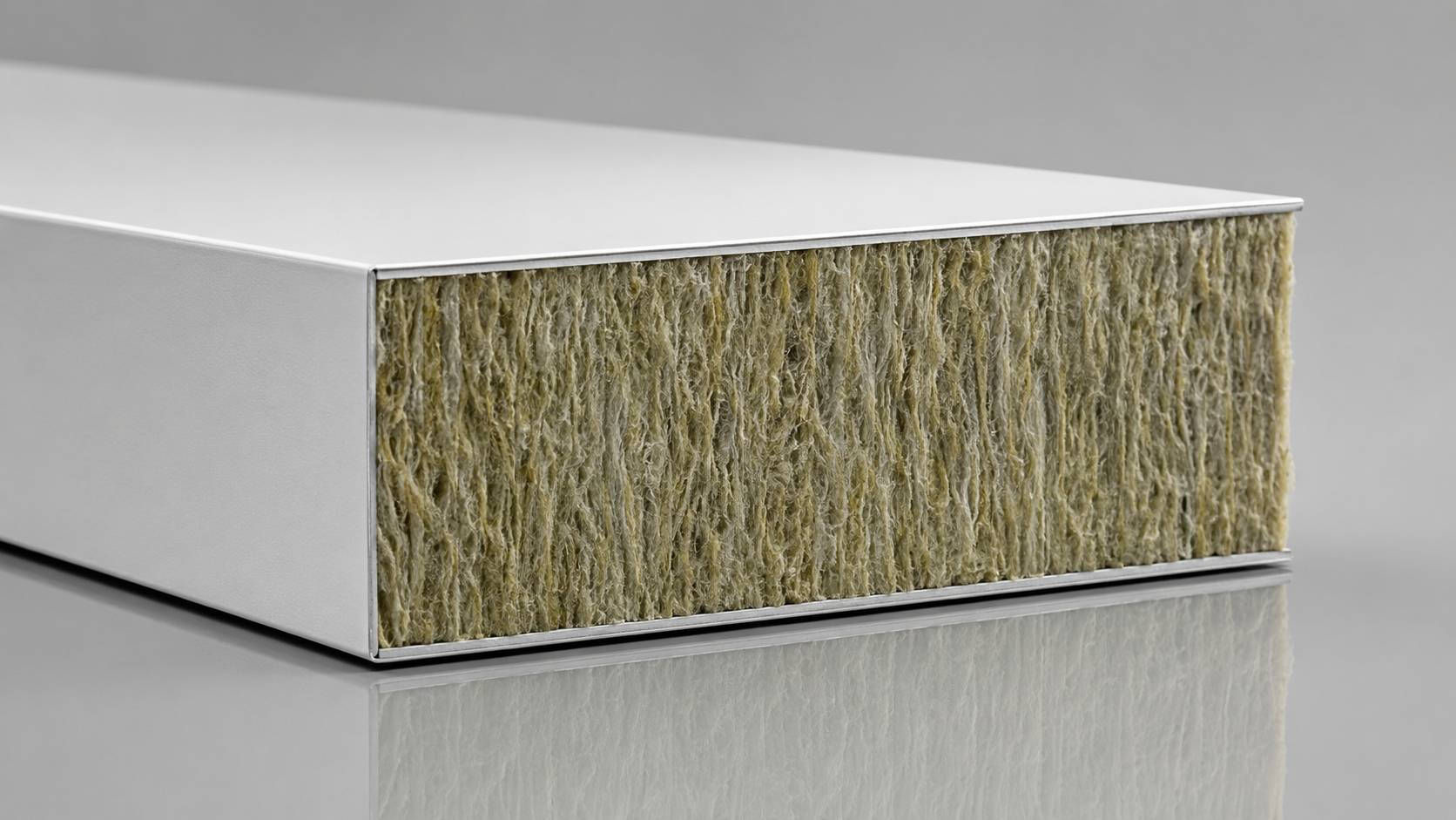 Handmade rock wool cleanroom wall panel
