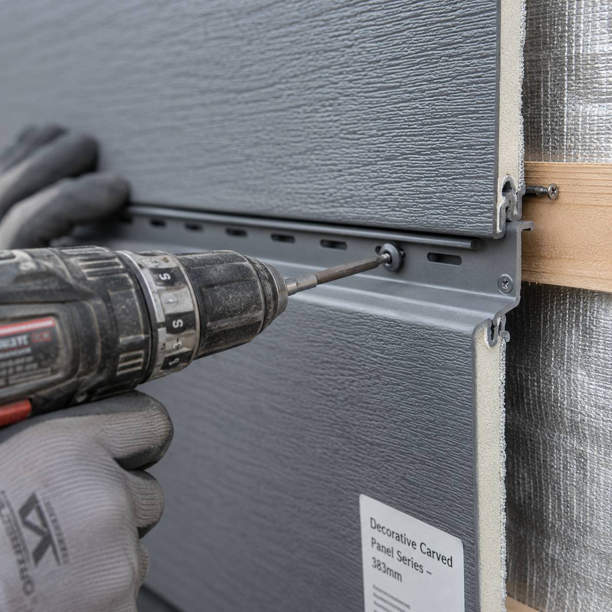 Decorative siding texture family