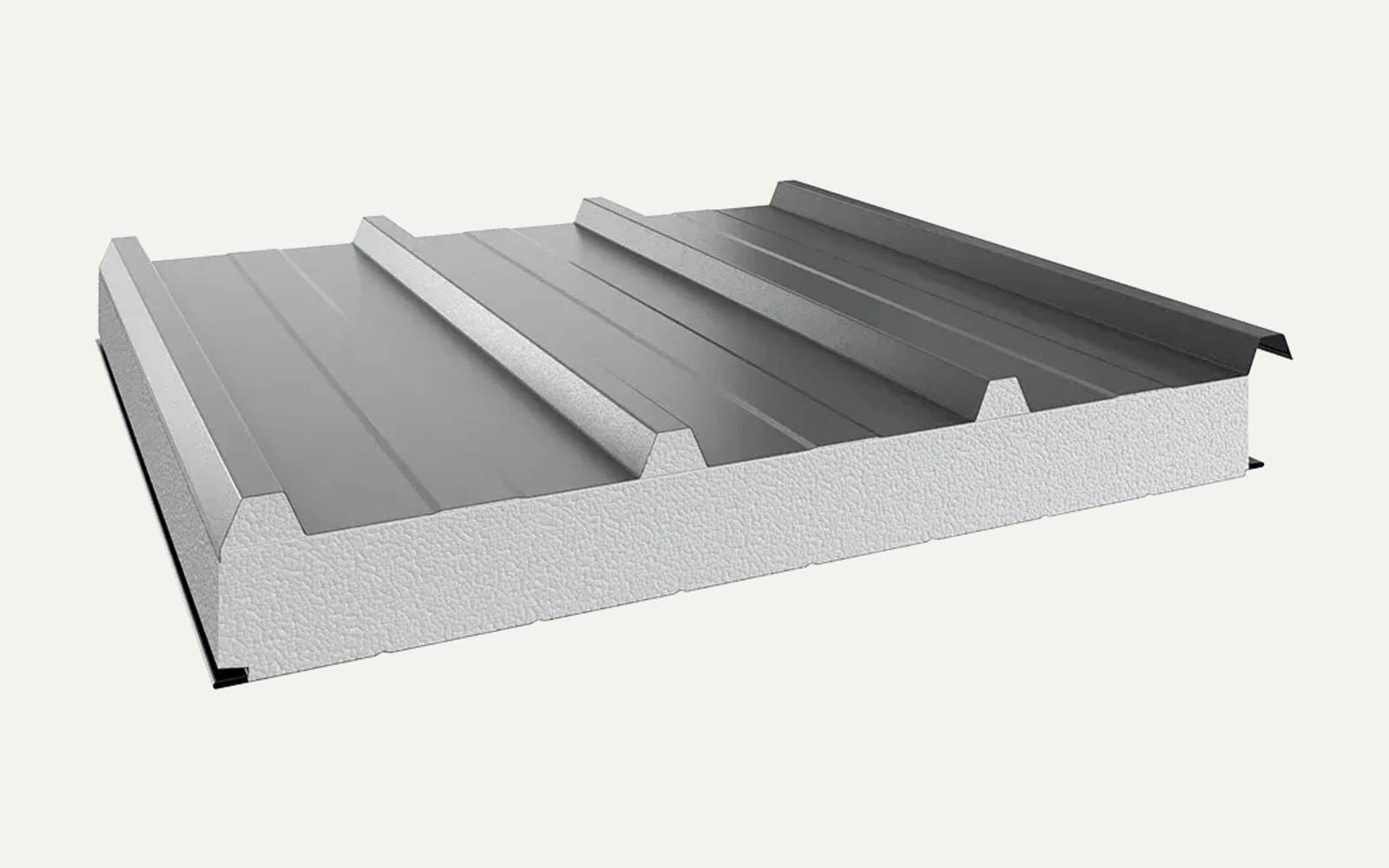 EPS sandwich panel cladding on a prefab modular building