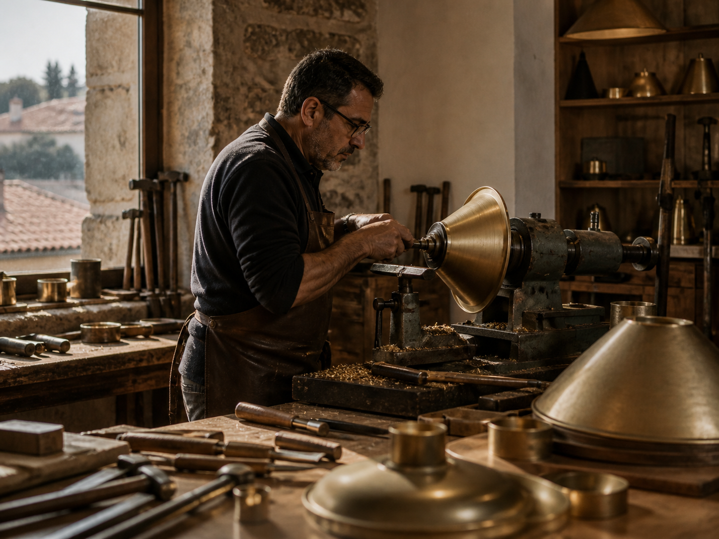Crafted product detail and workshop process