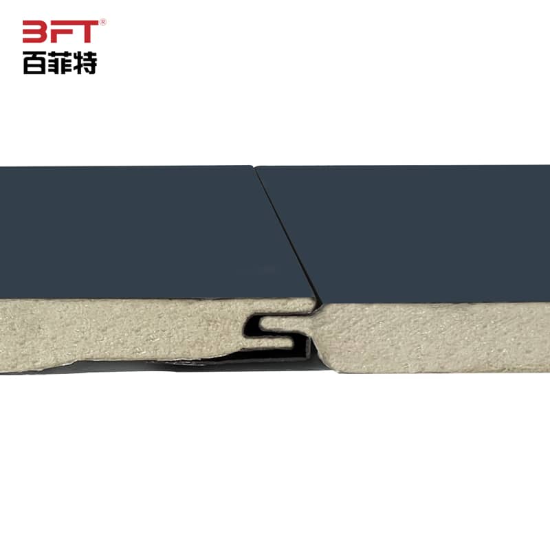 Concealed joint metal siding connection