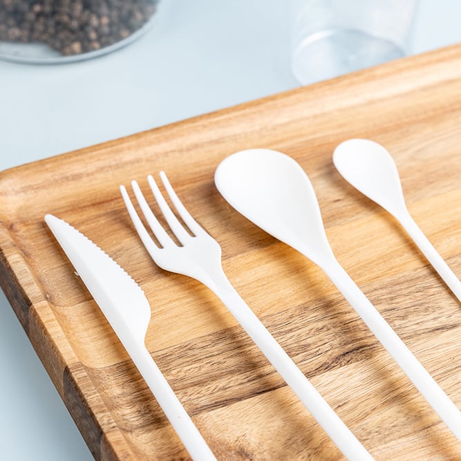 CPLA Cutlery — CPLA (crystallized PLA)