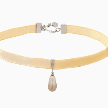 Vibrant Velvet Keshi Pearl Choker Robert Wan Elegance Collection