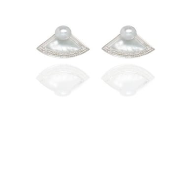 Muse Diamond and Tahitian Pearl Earrings