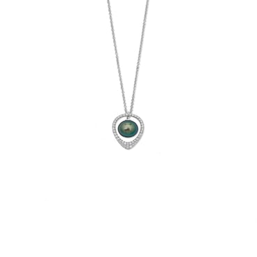 La Plume Necklace With Diamonds
