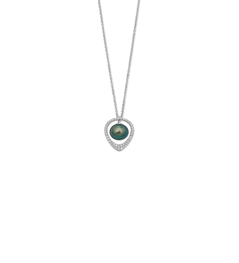 La Plume Necklace With Diamonds