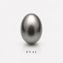 Oval pearl shape