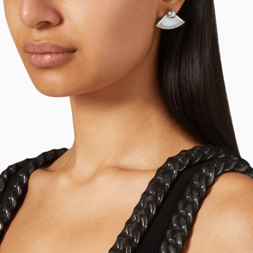 Muse Earrings with Diamonds