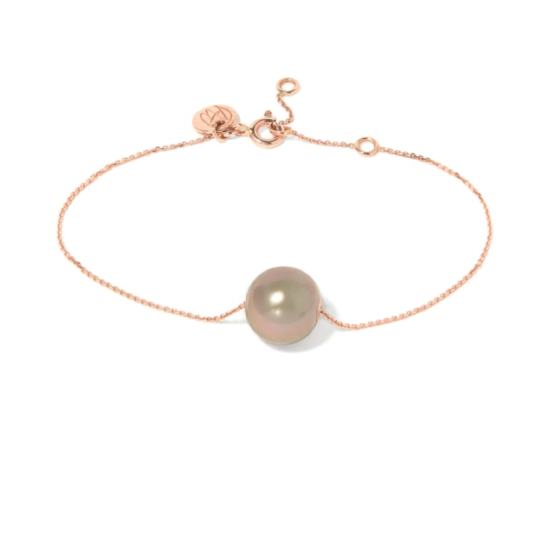 Robert Wan Links of Love Tahitian pearl chain bracelet