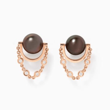 Entrelace Diamond Earrings
